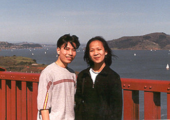 Max Phung and his sister